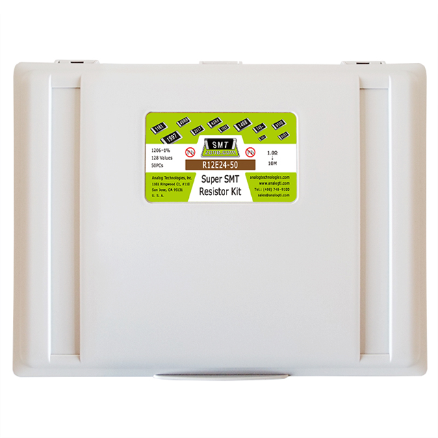 SMT/SMD RESISTOR KITS 128 VALUES