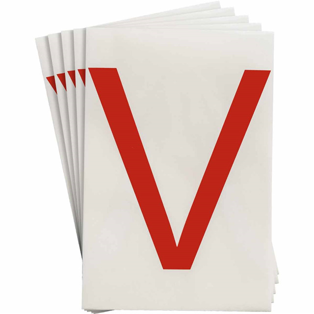 6" X 8" B514 RED V 20/PK