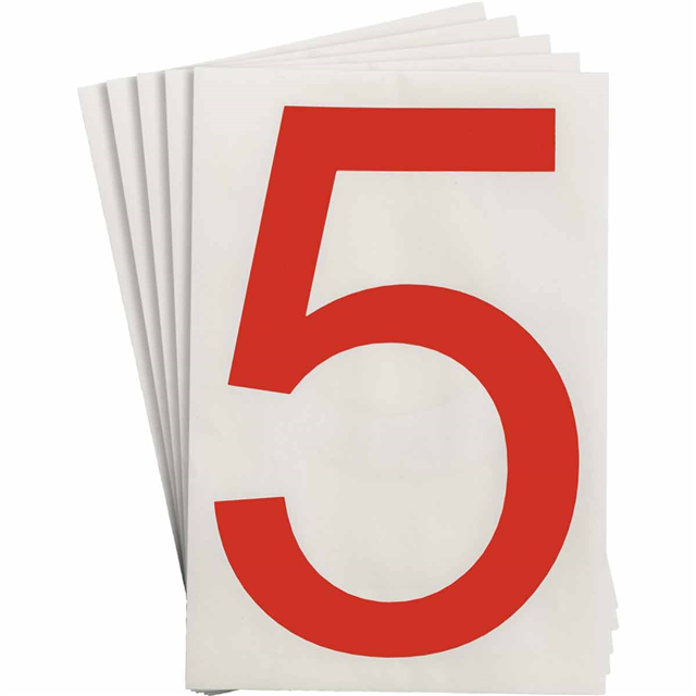 6" X 8" B514 RED 5 20/PK