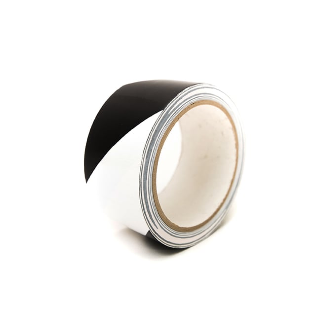 2" BLK/WHITE SAFETY WARNING TAPE