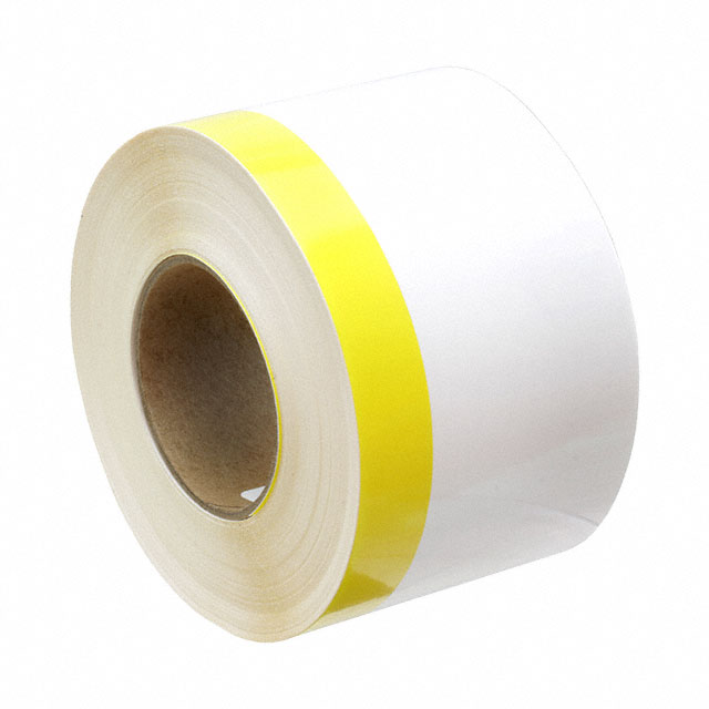 YELLOW STRIPE LABEL, 3" 1/RL