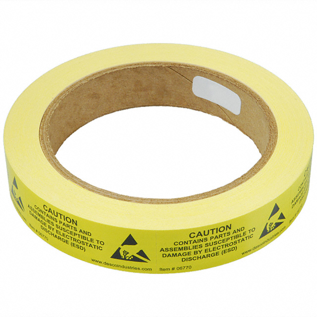 SIGN ESD/STATIC 2"X0.75" 500PC