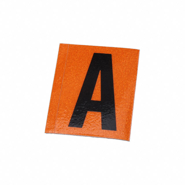 REPLENISHMENT DECAL "A" ORG/BLK