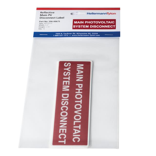 LABEL ELECTRL WARN 5.5"X1.75"