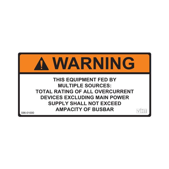 SOLAR LABEL, EQUIPMENT FED MULTI