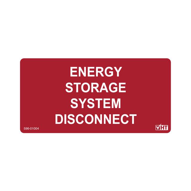 SOLAR LABEL, ENERGY STORAGE SYST