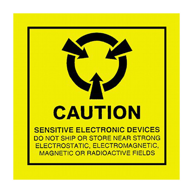 LABEL ESD/STATIC 4"X4" 100PC