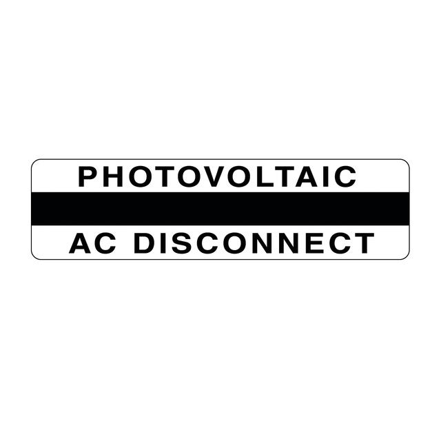 METAL SOLAR PLACARD ENGRAV 1=1PC