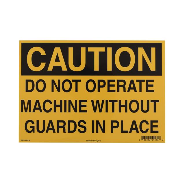 CAUTION SIGN, 10" X 14", DO NOT