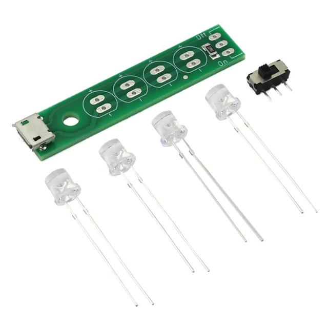 5MM LED HOLDER PACK OF 5 NARROW