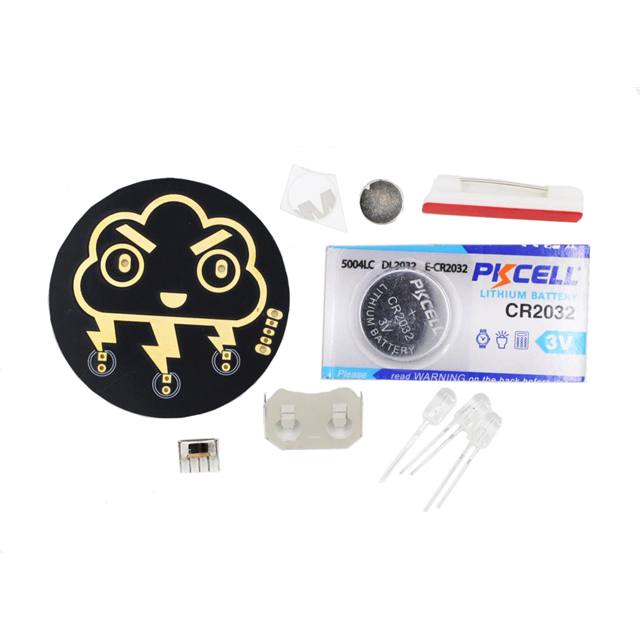 Angry Storm Cloud solder kit