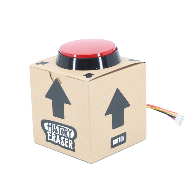BIG RED ARCADE BUTTON KIT, 60MM