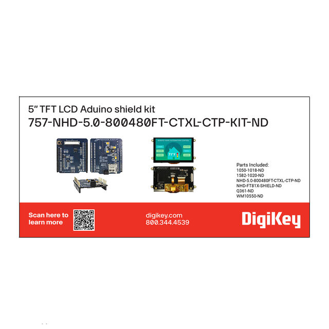 5 TFT LCD ARDUINO SHIELD KIT