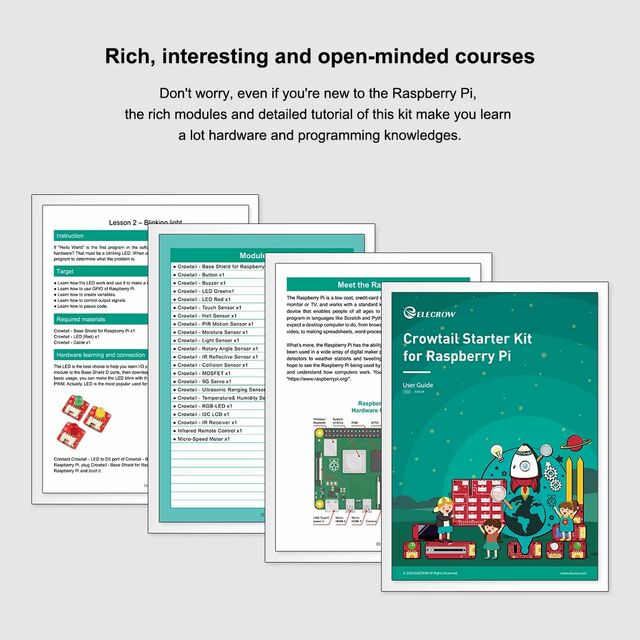 CROWTAIL STARTER KIT FOR RASPBER