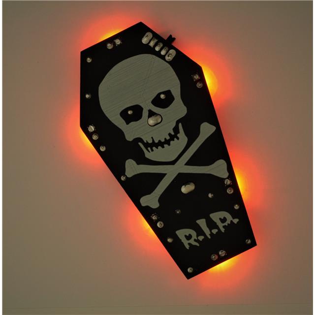 Spooky Coffin solder kit