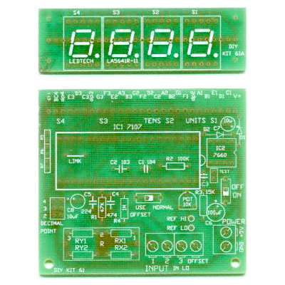 LED PANEL METER KIT 3.5DIGIT