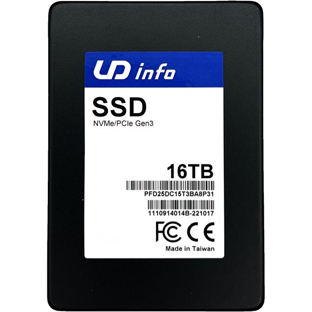 SSD 15.36TB 2.5" TLC NVME 12V