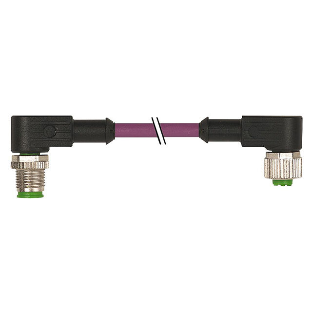 CABLE,PREFAB,2XM12 ANG 3-CORE,SH