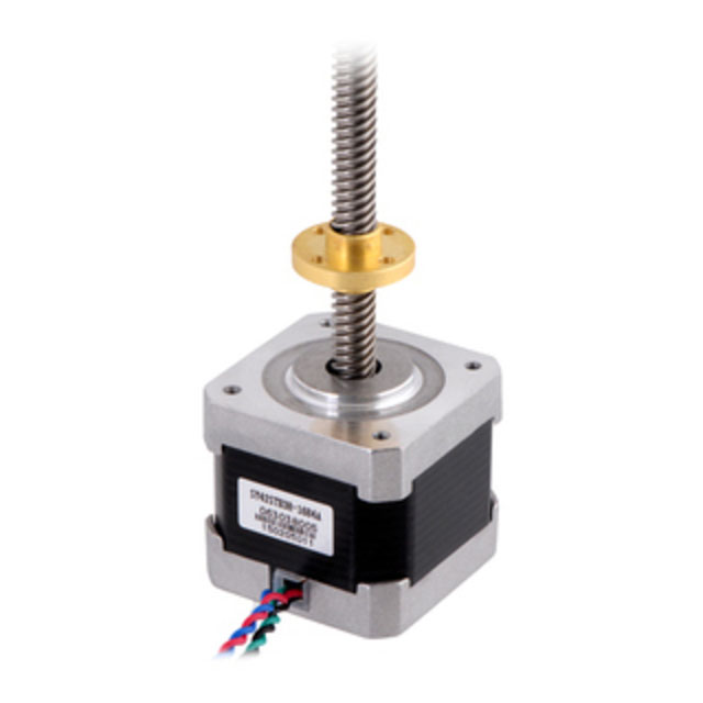 STEPPER MOTOR W/38CM LEAD SCREW