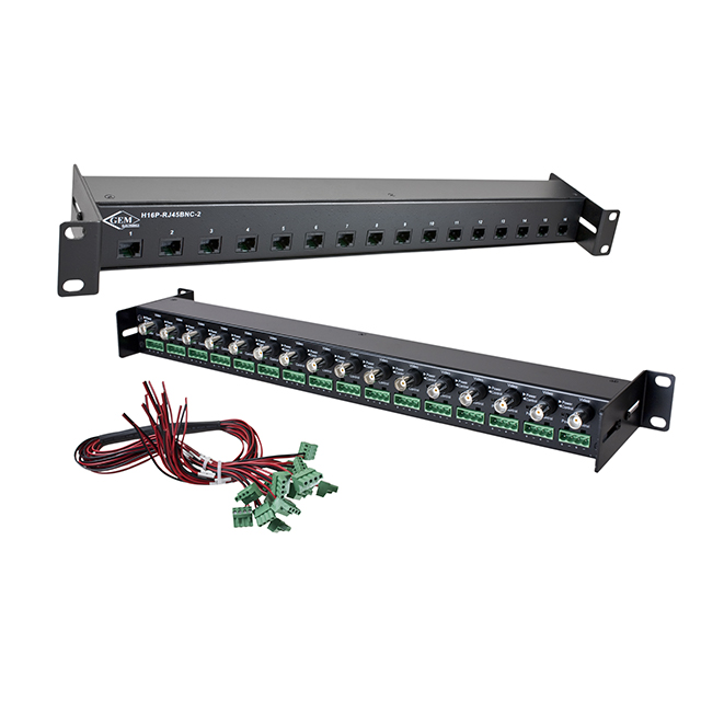 CCTV BALUN HUB, 16 POSITION RJ45