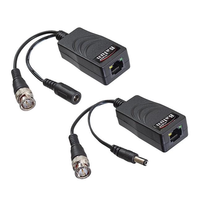 HD 5MP VIDEO & POWER BALUN, PAIR