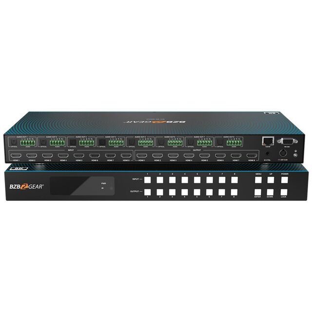 8x8 8K HDMI 2.1 Matrix Switcher