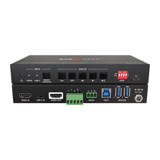 2-PORT 4K KVM PRES SWITCHER