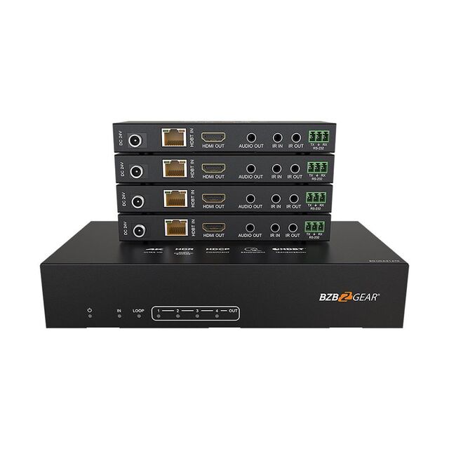 1X4 HDMI HDBASET SPLTR/DIST AMP