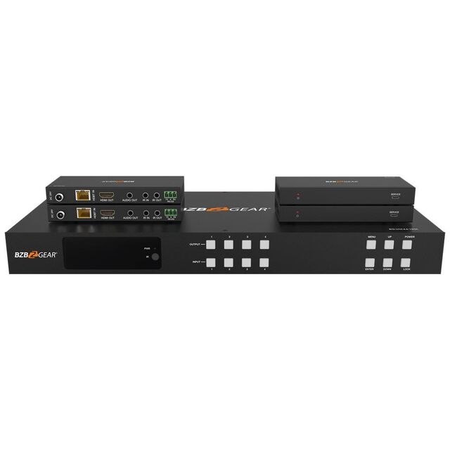 4X4 HDMI/HDBASET MATRIX SWITCH