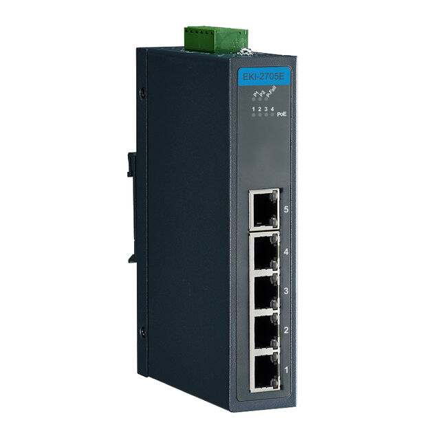 4FE+1GE UNMANAGED IND. POE SWITC