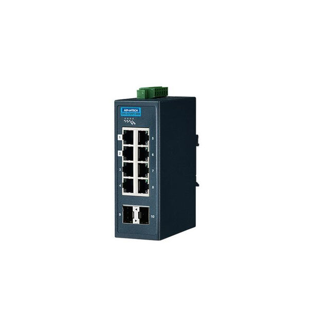 8GE+2G IND. SWITCH WITH MODBUS T