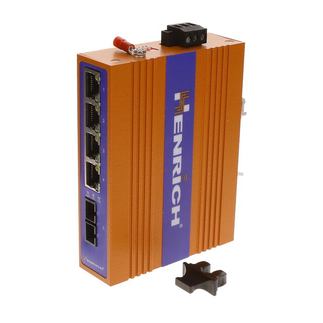 DIN-RAIL UNMANAGED, 4 X 100MBPS