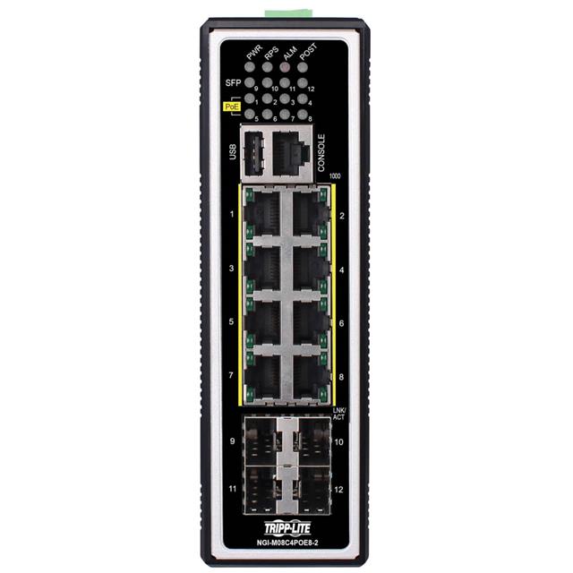 8-PORT MANAGED INDUSTRIAL GIGABI