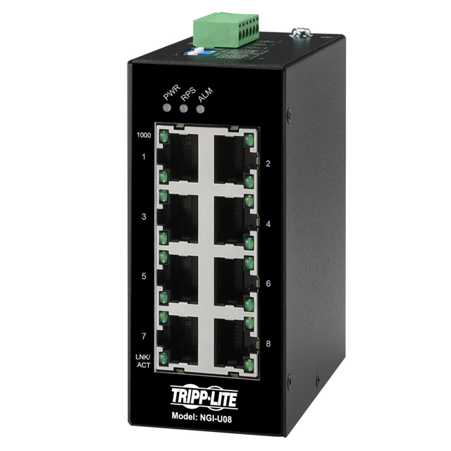 8-PORT UNMANAGED INDUSTRIAL GIGA