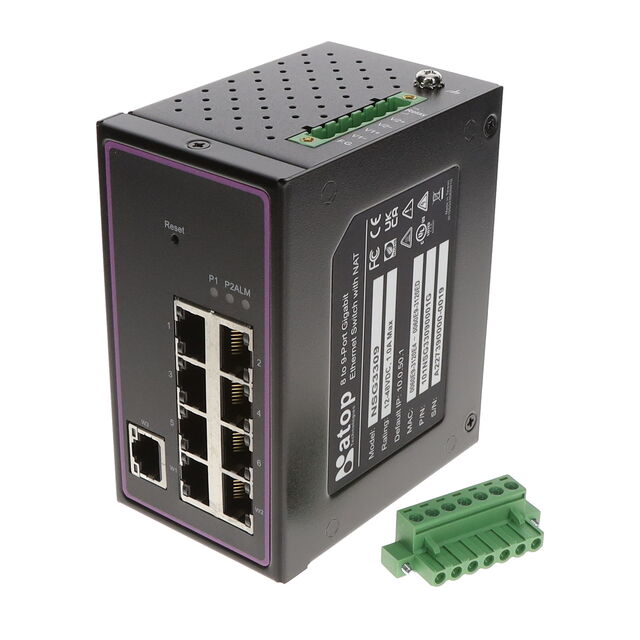 9-PORT NAT SECURE SWITCH, 100MBP