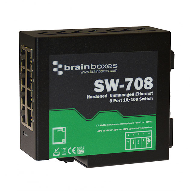 HARDENED INDUSTRIAL ETHERNET 8 P