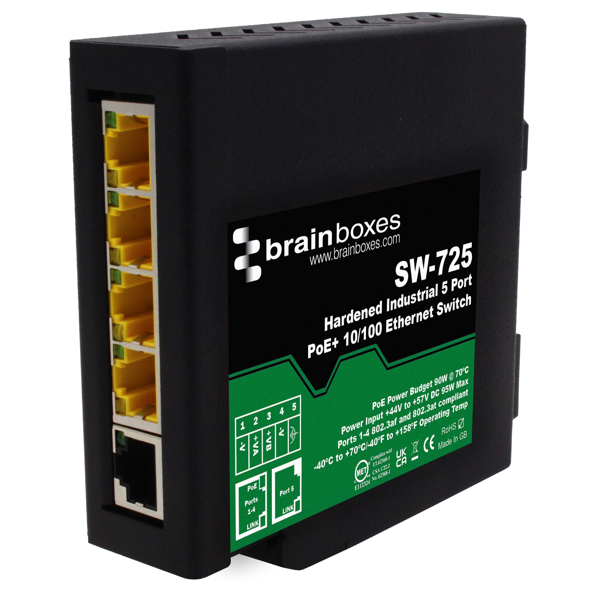 INDUSTRIAL SWITCH 4 PORT