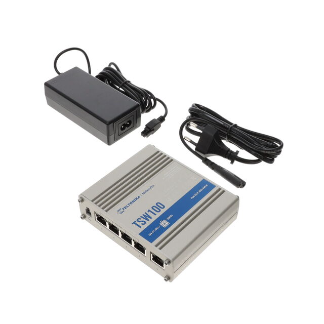 TSW100 5 PORT UNMANAGED SWITCH