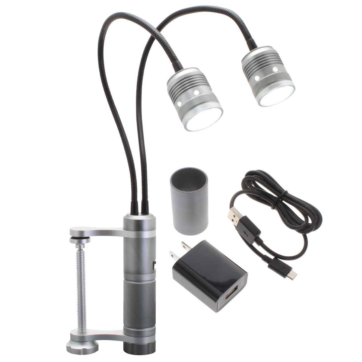 DUAL GOOSENECK LED TASK LIGHT