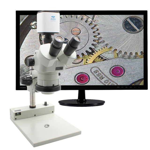STEREO ZOOM TRINOCULAR MICROSCOP