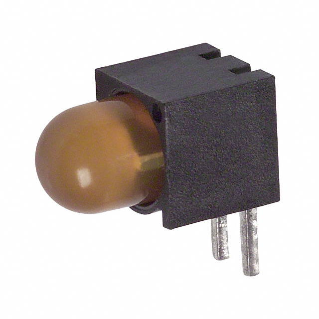 LED CBI 5MM YL HI EFF RA PC MNT