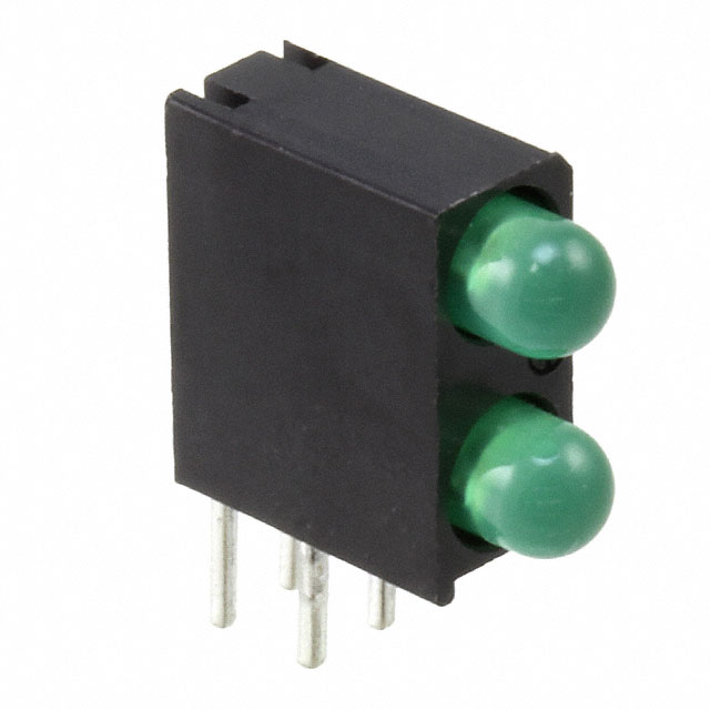 LED CBI 3MM BI-LVL GREEN RA