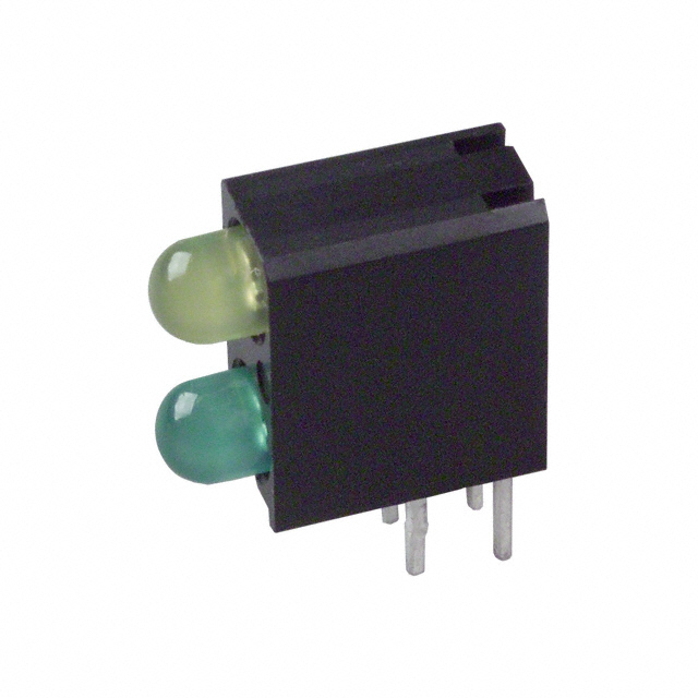 LED CBI 3MM BI-LVL GRN/YELLOW RA