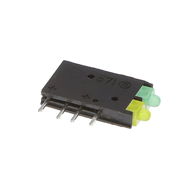 LED CBI 2MM BI-LVL GRN/YELLOW RA