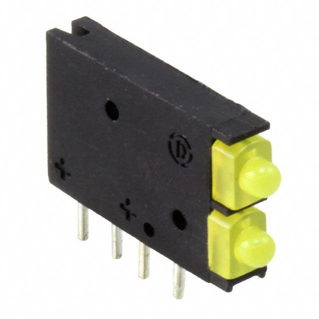 LED CBI 2MM BI-LVL YELLOW RA