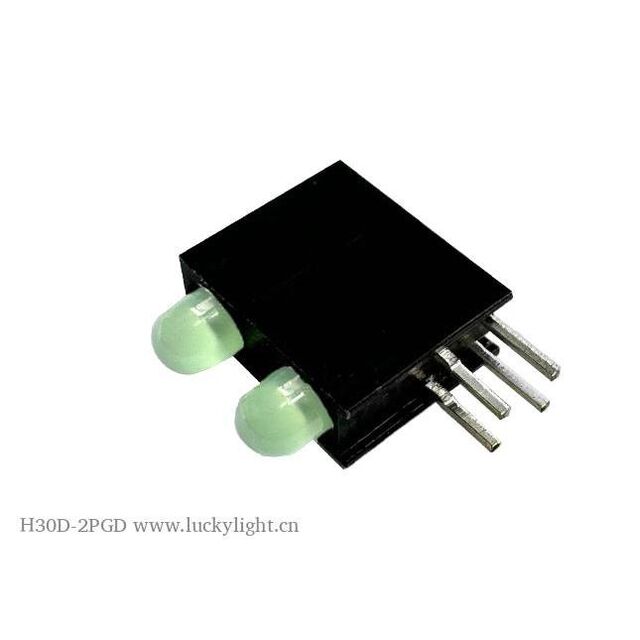 3mm, Pure Green LEDsBi-Level LED