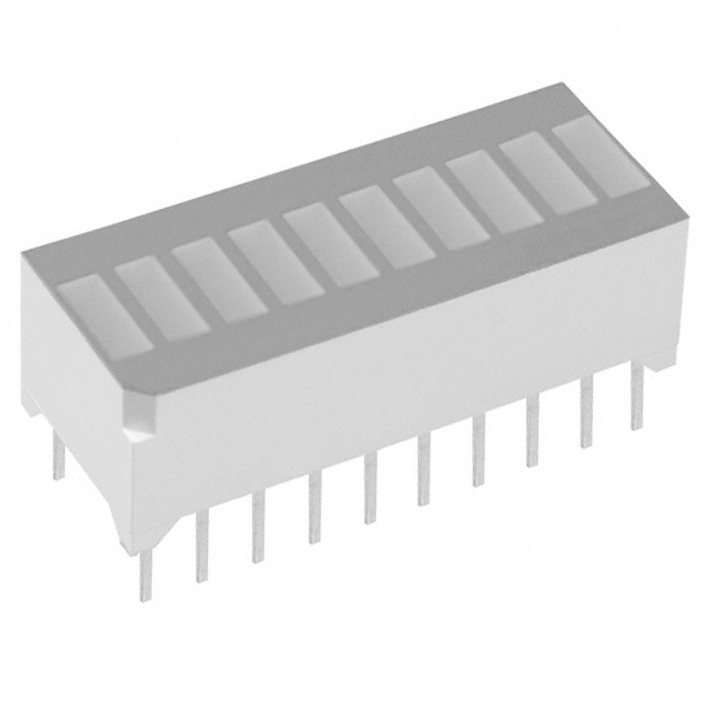 LED CBI 5.08X1.78MM 10SEG Y VERT