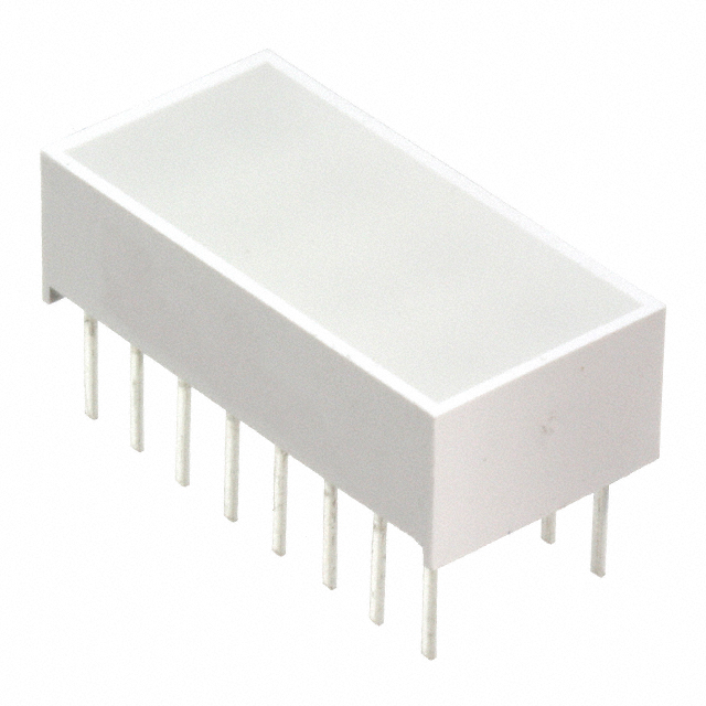 LED LGT BAR 19.05X8.89MM GRN