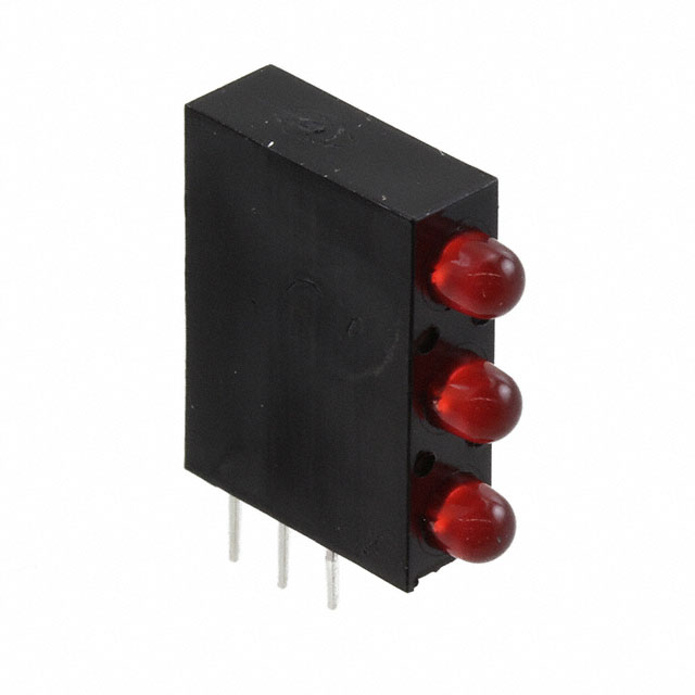 LED CBI 3MM 3X1 RED DIFF RA