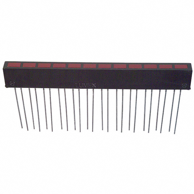 LED CBI 5X2.5MM 12-SEG RED VERT